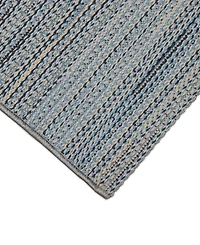 Liora Manne' Miranda Tweed Stripe 7'10"x9'10" Area Rug