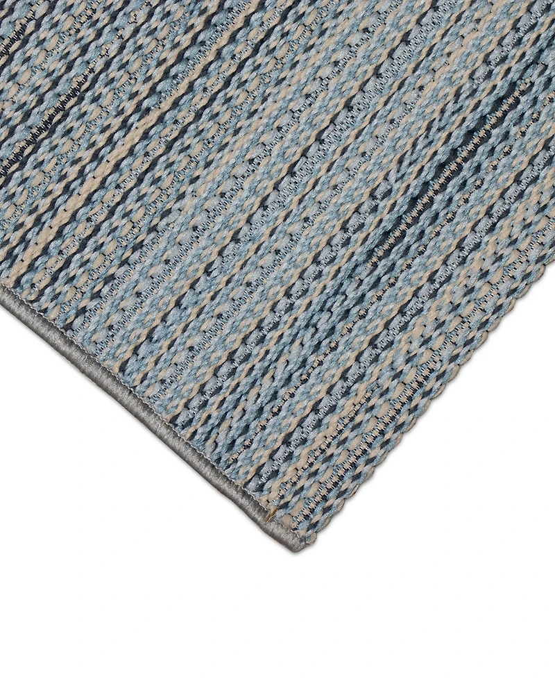 Liora Manne' Miranda Tweed Stripe 1'11"x4'11" Runner Area Rug