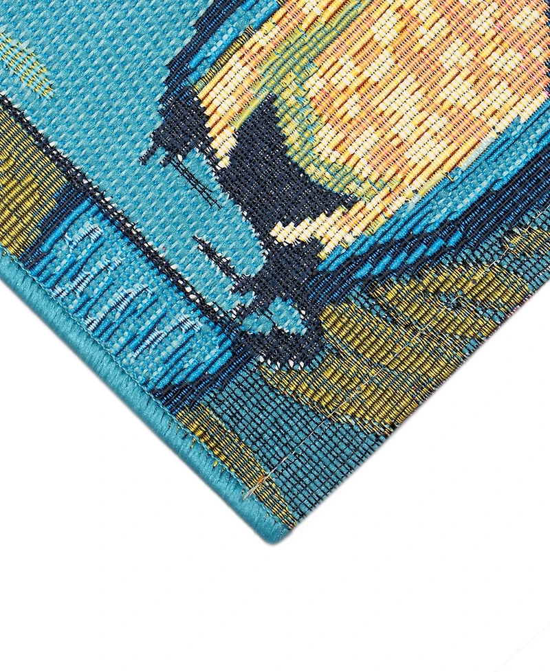 Liora Manne' Esencia Summer Signs 2'5"x3'11" Area Rug