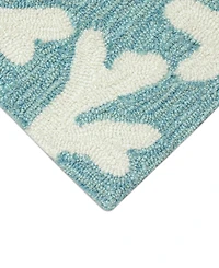 Liora Manne' Capri Coral Border 1'8"x2'6" Area Rug