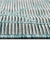 Liora Manne' Carmel Pyramid 1'11"x7'6" Runner Area Rug