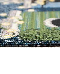 Liora Manne' Esencia Birdhouse Holiday 2'5"x3'11" Area Rug