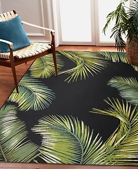 Liora Manne' Marina Palm Border 4'10"x7'6" Area Rug
