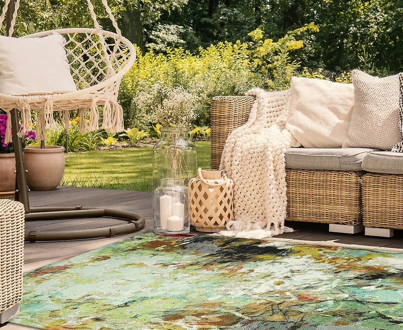 Liora Manne' Marina Cirque 4'10"x7'6" Area Rug