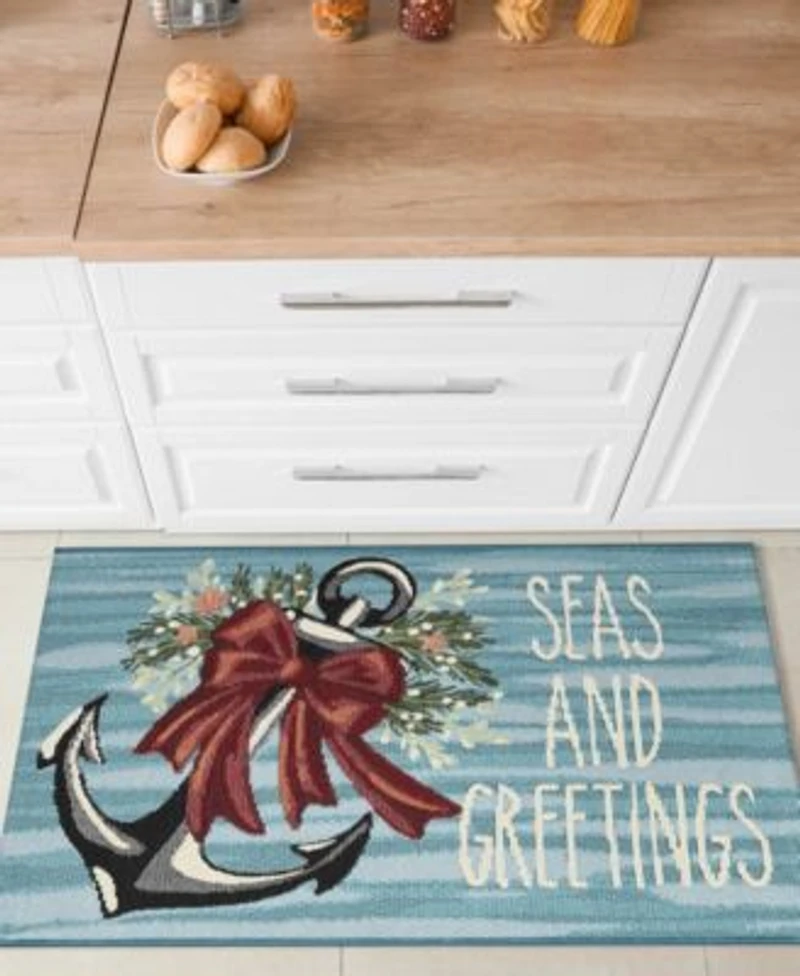 Liora Manne Esencia Seas Greetings Rug Collection