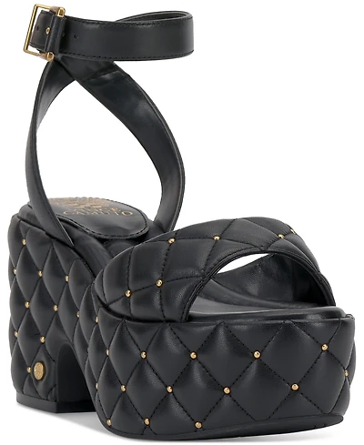 Vince Camuto Women's Ellah Quilted Platform Sandals