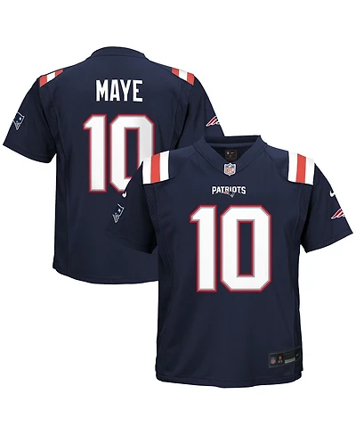 Nike Toddler Drake Maye Navy New England Patriots Game Jersey