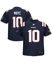Nike Toddler Drake Maye Navy New England Patriots Game Jersey