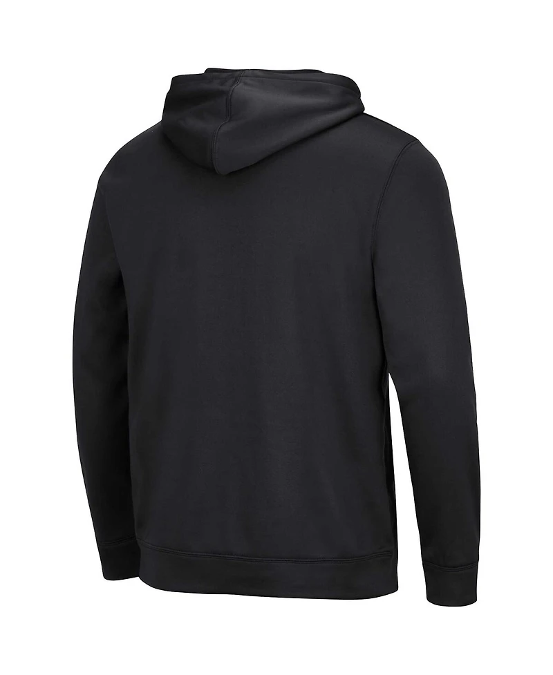 Colosseum Men's Black Marshall Thundering Herd Lantern Pullover Hoodie