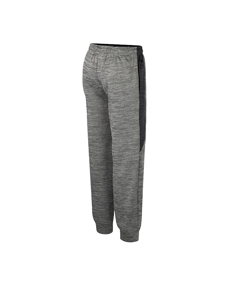 Colosseum Big Boys and Girls Heather Gray Purdue Boilermakers Fleece Pants