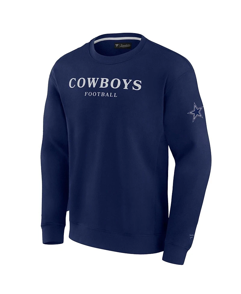 Fanatics Men's and Women's Navy Dallas Cowboys Elements Unlimited Fleece Pullover Sweatshirt