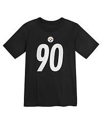 Nike Preschool T.j. Watt Black Pittsburgh Steelers Player Name Number T-Shirt