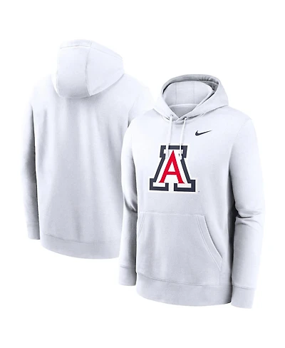 Nike Men's White Arizona Wildcats Primetime Club Fleece Pullover Hoodie