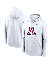 Nike Men's White Arizona Wildcats Primetime Club Fleece Pullover Hoodie