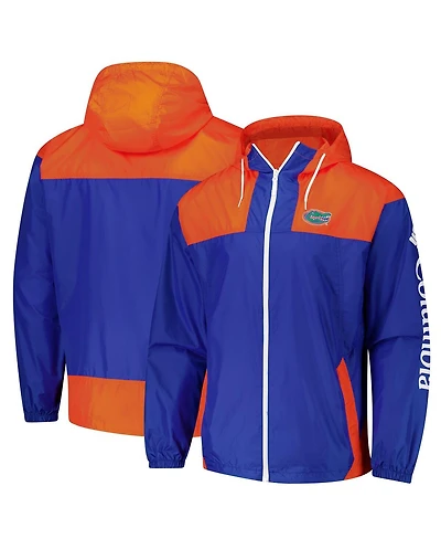Columbia Men's Royal Florida Gators Flash Challenger Ii Omni-Shade Full-Zip Windbreaker Jacket