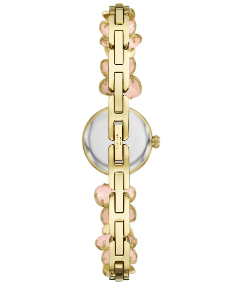 Kate Spade New York Women's Monroe Three-Hand Gold-Tone Stainless Steel Watch, 20mm