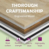 Storage Chest White 33.1"x16.5"x18.1" Engineered Wood