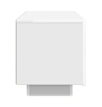 vidaXL Tv Cabinet White 39.4"x13.8"x15.7" Engineered Wood