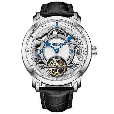 Celestial Timekeeper 1017.01 Dual Time Automatic 44mm Skeleton Watch