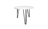 Round Nesting Coffee Table Set of 2 for Space-Saving and Stylish Living Room Decor