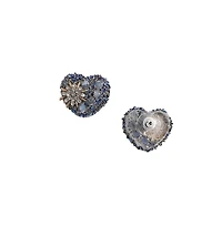 Flora Heart Stud Earrings