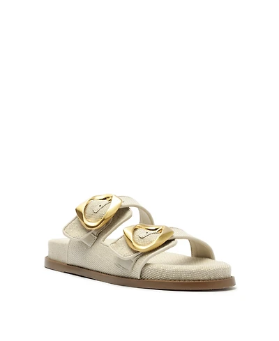 Schutz Women's Olga Sporty Round Toe Flat Sandals