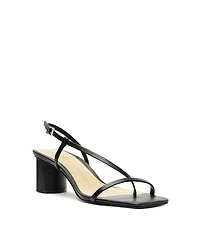 Schutz Women's Heloise Mid Block Heel Dress Sandals