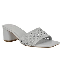 Calvin Klein Women's Brianny Woven Slip-On Sandals
