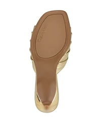 Calvin Klein Women's Imeena Slip-On Kitten Heel Sandals