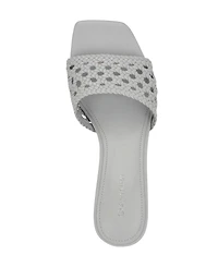 Calvin Klein Women's Brianny Woven Slip-On Sandals