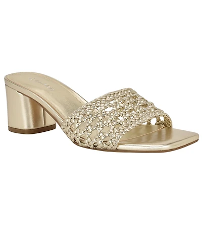 Calvin Klein Women's Brianny Woven Slip-On Sandals