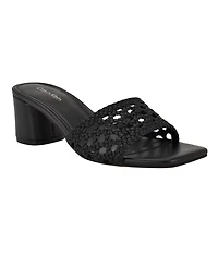 Calvin Klein Women's Brianny Woven Slip-On Sandals