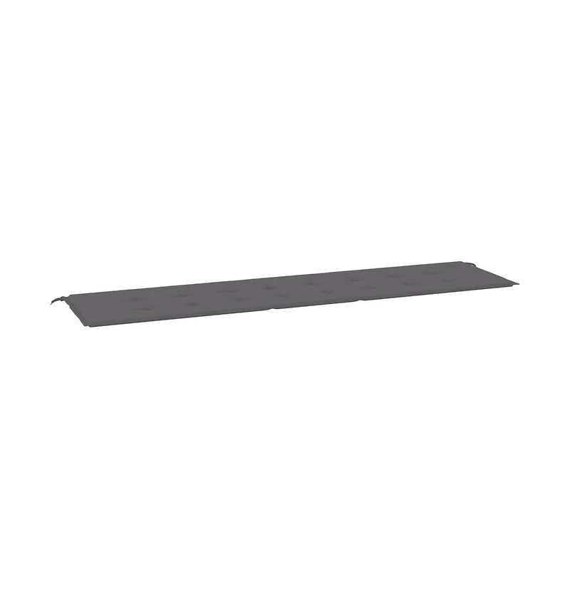 Garden Bench Cushion Anthracite 78.7"x19.7"x1.2" Oxford Fabric