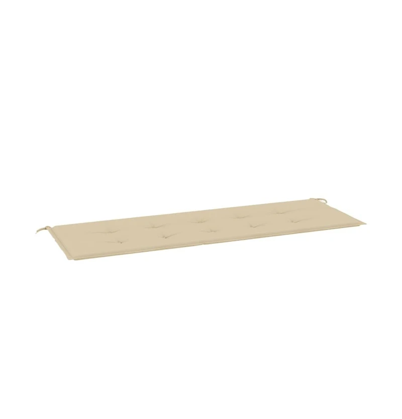 Garden Bench Cushion Beige 59.1"x19.7"x1.2" Oxford Fabric