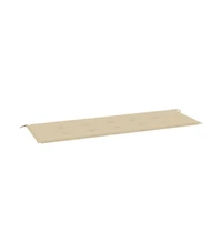 Garden Bench Cushion Beige 59.1"x19.7"x1.2" Oxford Fabric