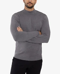 X-Ray Men's Basice Mock Neck Midweight Pullover Sweater