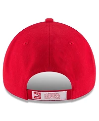 New Era Men's Red Atlanta Hawks Team Color 9FORTY Adjustable Hat