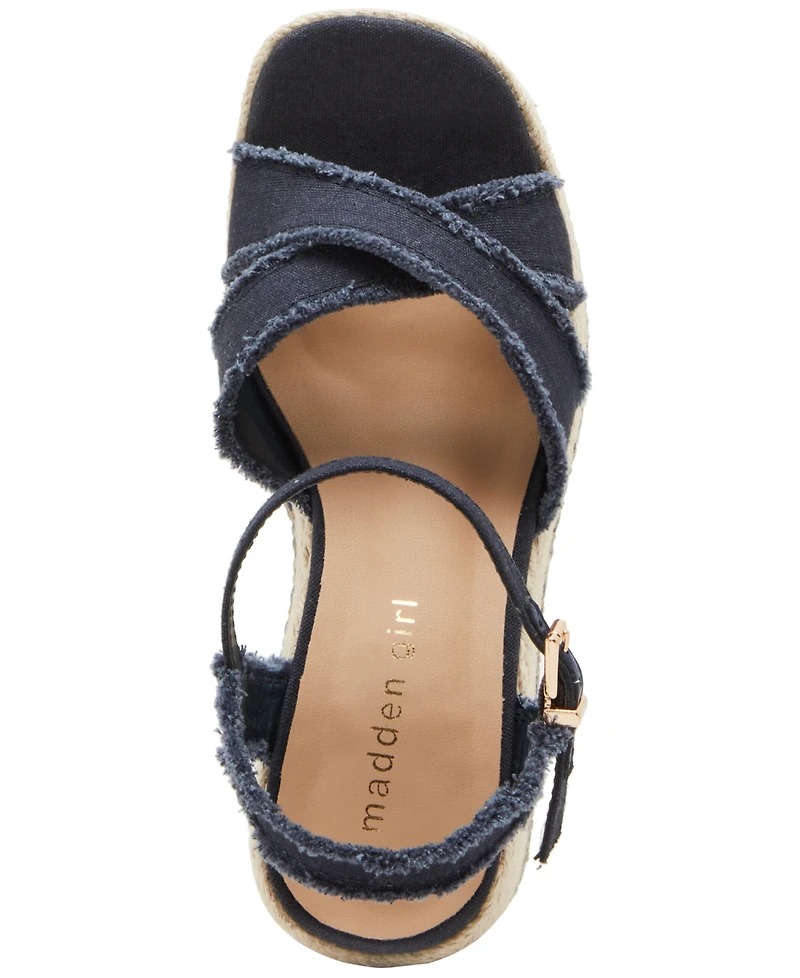 Madden Girl Carlotta Platform Espadrille Wedge Sandals