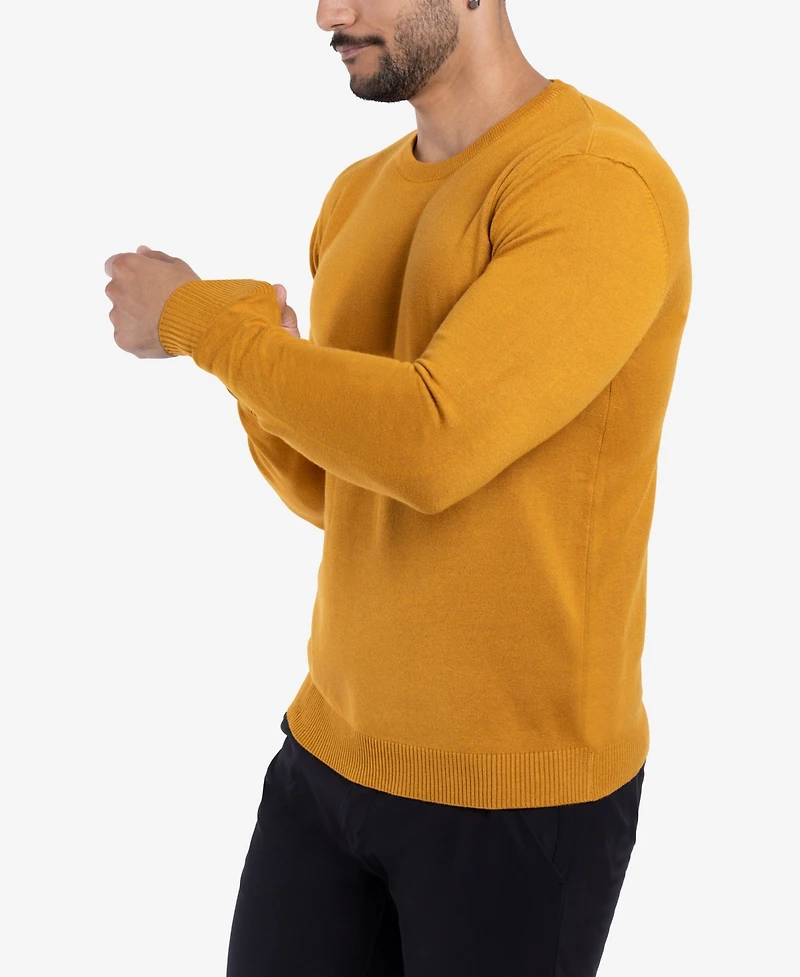 X-Ray Men's Basic Crewneck Pullover Midweight Sweater