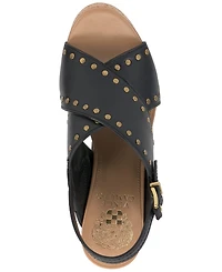 Vince Camuto Women's Ellna Studded Platform Wedge Sandals