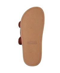 Marc Fisher Ltd Women's Valena Woven Double Strap Flat Sandals