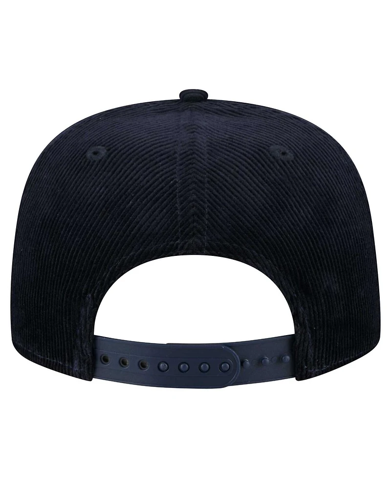 New Era Men's Navy New York Yankees Full Circle Corduroy Golfer Adjustable Hat