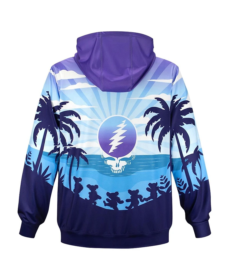 Section 119 Men's and Women's Purple The Grateful Dead Rising Sun Stealie Pullover Hoodie