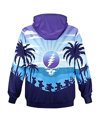 Section 119 Men's and Women's Purple The Grateful Dead Rising Sun Stealie Pullover Hoodie