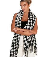 Belle & Bloom Return To Sender Houndstooth Scarf