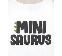 Baby Essentials Baby Boys Mini Saurus 3-Pc. Bodysuit, Shorts, & Hat Set