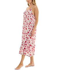 Roudelain Women's Printed Tiered Hem Nightgown