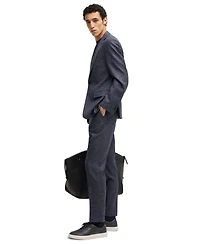 Boss by Hugo Men's Patterned Wool Blend Slim-Fit Jacket