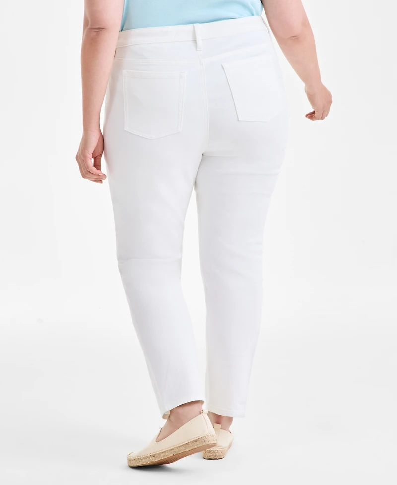 Style & Co Plus High-Rise Straight-Leg Jeans