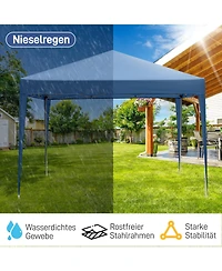 Slickblue Practical Waterproof Right-Angle Folding Tent for Outdoor Events and Shelter